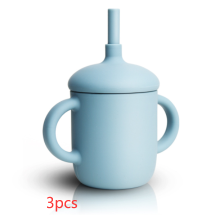 Silicone Baby Water Straw Cup