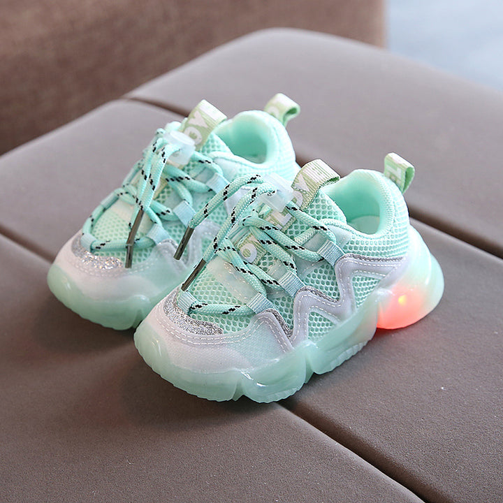 Fashion Lace-up Soft Sole Baby Shoes