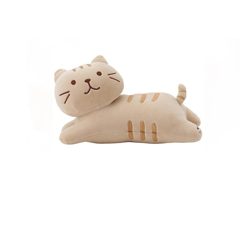 Cat Plush Toy Nap Sleeping Children Lie Pillow