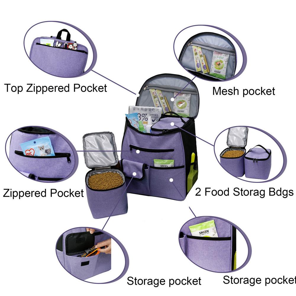 Multifunctional Storage Bag For Pet Outdoor Travel