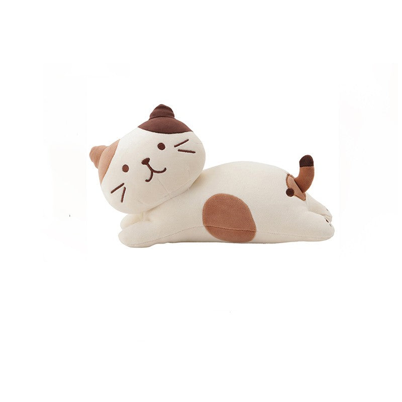 Cat Plush Toy Nap Sleeping Children Lie Pillow