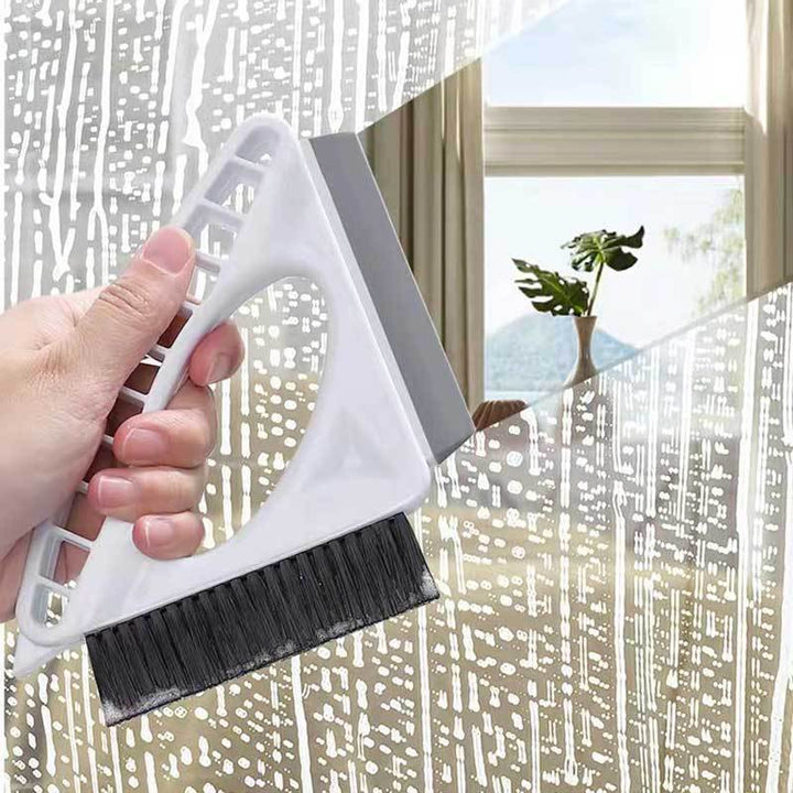 Multifunctional Cleaning Brush Glass Scraper Window Sill Gap Track