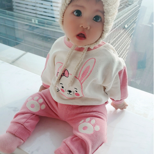 Baby Casual Cartoon Outfit Set