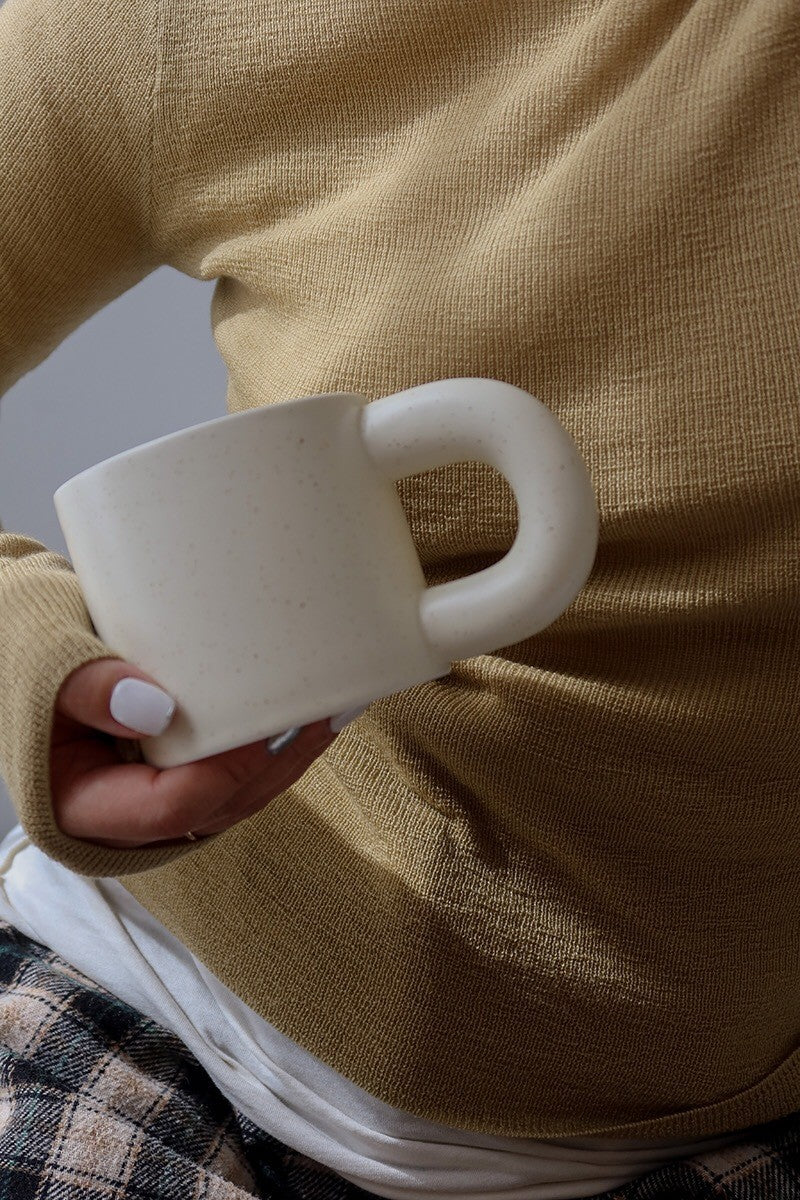 Ceramic Mug Rose Chequered Mark Mug