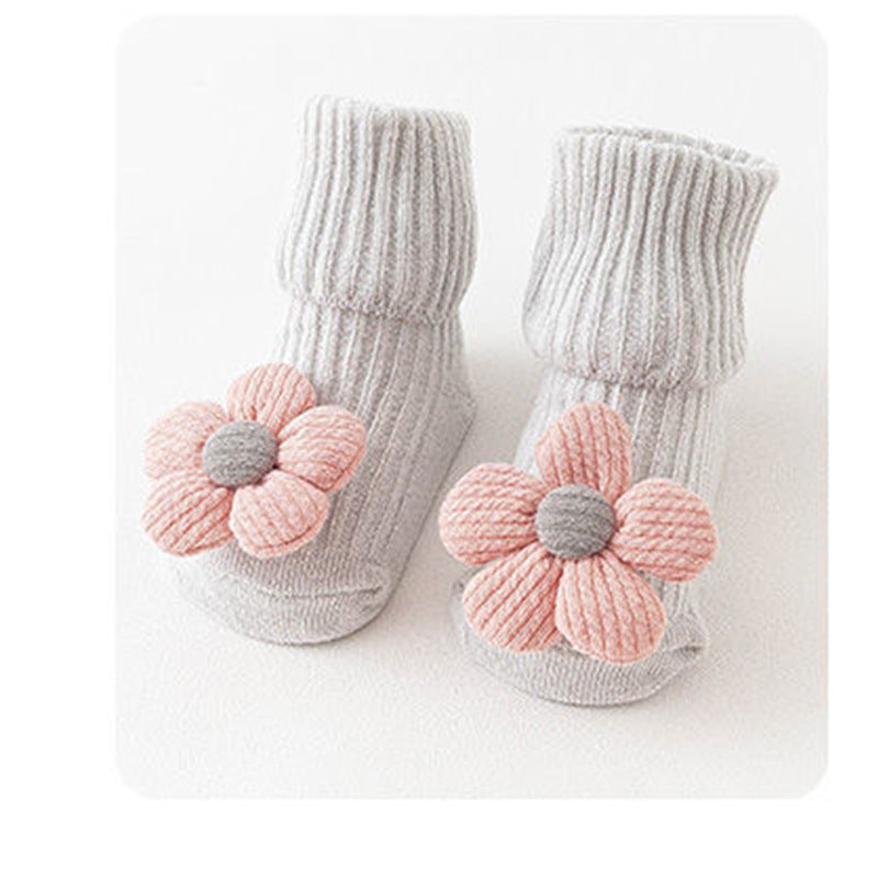 Baby Cotton Shoes-like Floor Socks